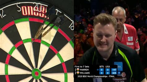 bdo darts draw|BDO World Darts: Wayne Warren beats Jim Williams to win .